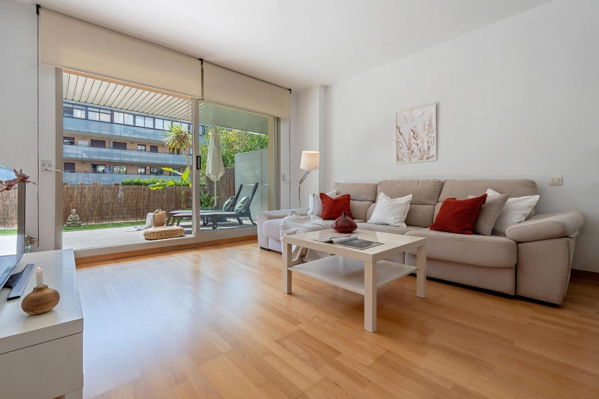 Apartamento Familiar Con Jardin Y Piscina En Appartement Salou